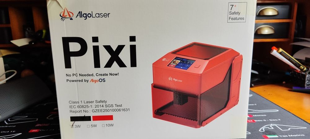 Gravação a Laser marca Algolaser PIXI 3W