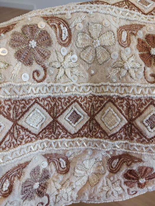 Mala de Tecido bordada