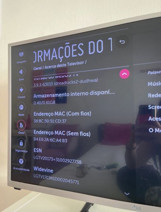 smart tv lg 32” polegadas491310290483947521