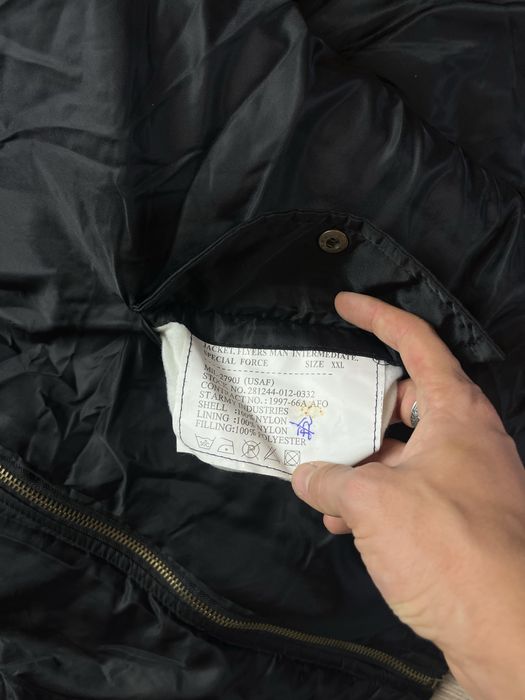 MA1 Vintage 90’s Ocieplany Dwustronny Ocieplany Bomber Bomberka