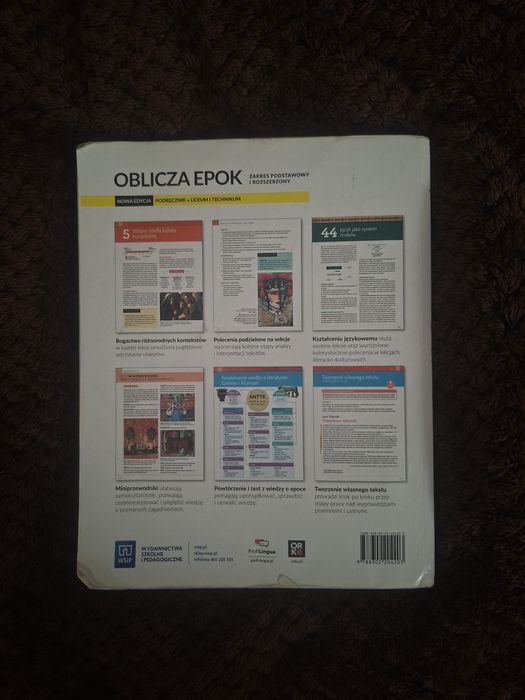 Książka dla szkół średnich liceum technikum polski
