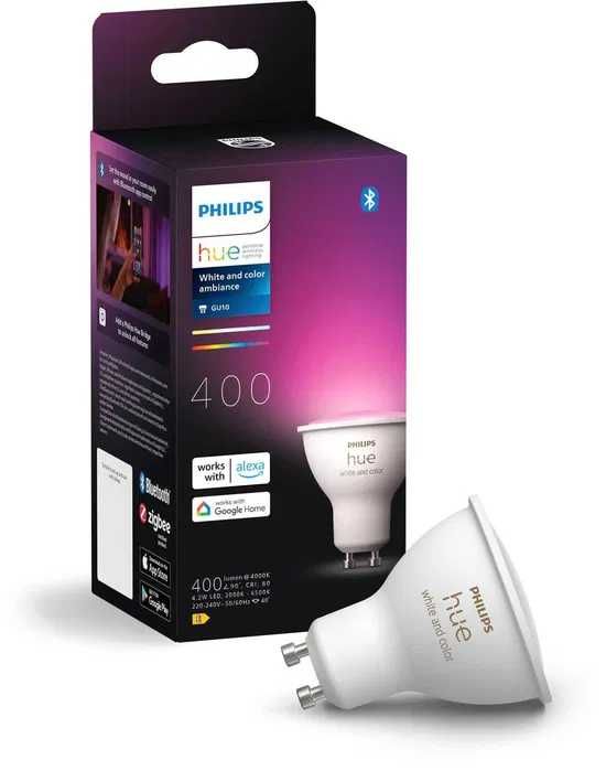 2x Żarówka GU10 Phillips Hue 400lm