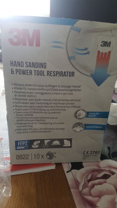 Półmaski filtrujące 3M 8822 7sztuk