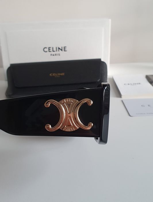 Okulary przeciwsłoneczne czarne Celine nowe