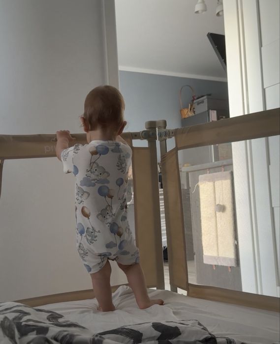 PRIMABOBO barierka ochronna do łóżka MIŚ