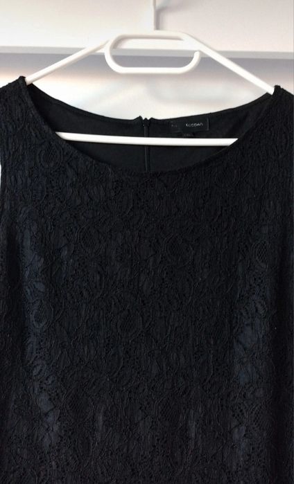 Czarna elegancka sukienka koronka Kappahl rozm.XL