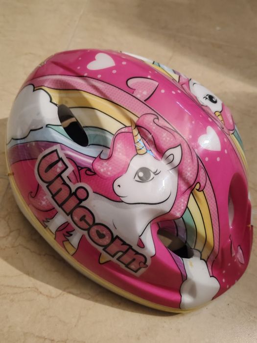 Capacete criança unicórnio