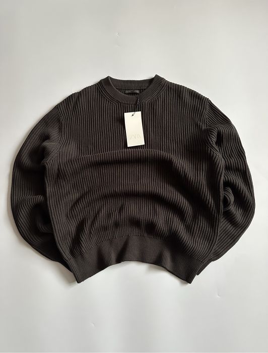 Светр Zara Old Money Зара Sweater кофта плетений олд мані худі