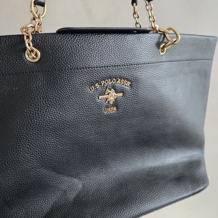 Us.Polo Assn-piekna czarna shoperka-