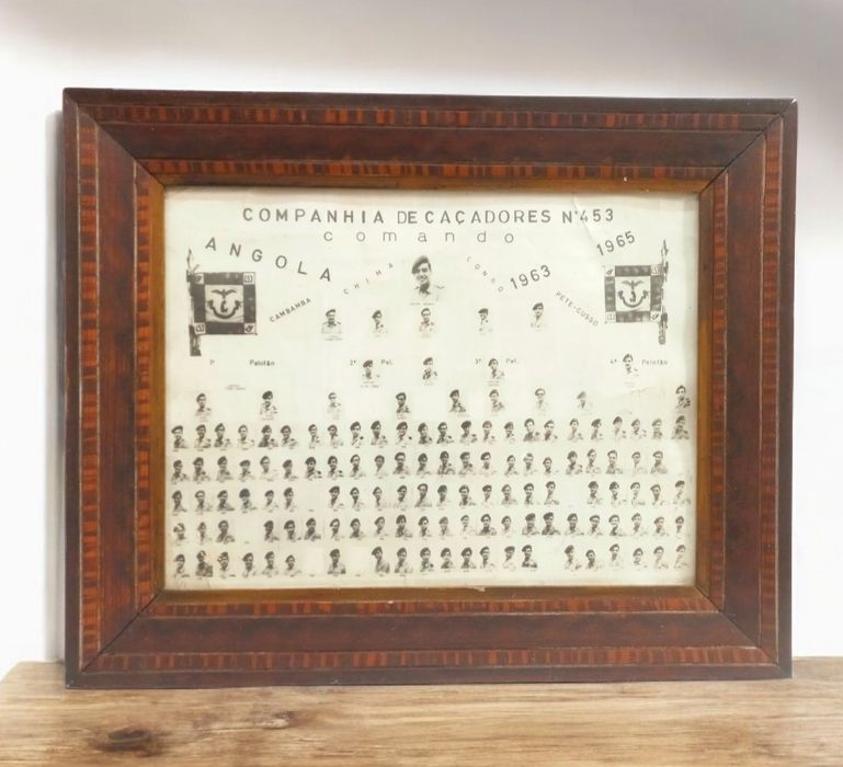 Quadro militar, companhia de caçadores 1963 / 1965, Angola.