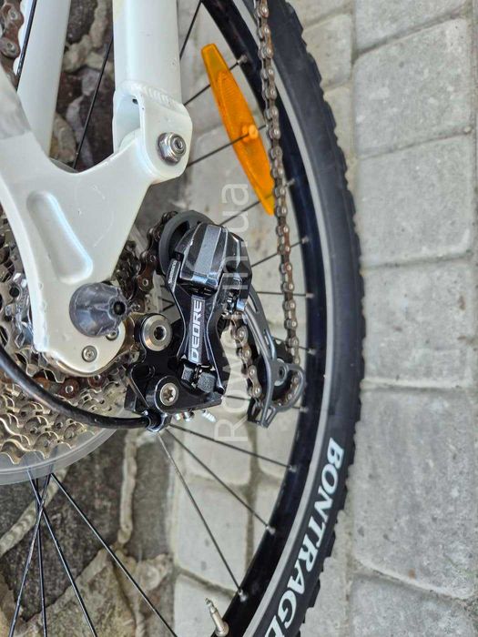 Алюмінієвий велосипед двопідвіс касета бу Specialized Rockhopper 26 M1