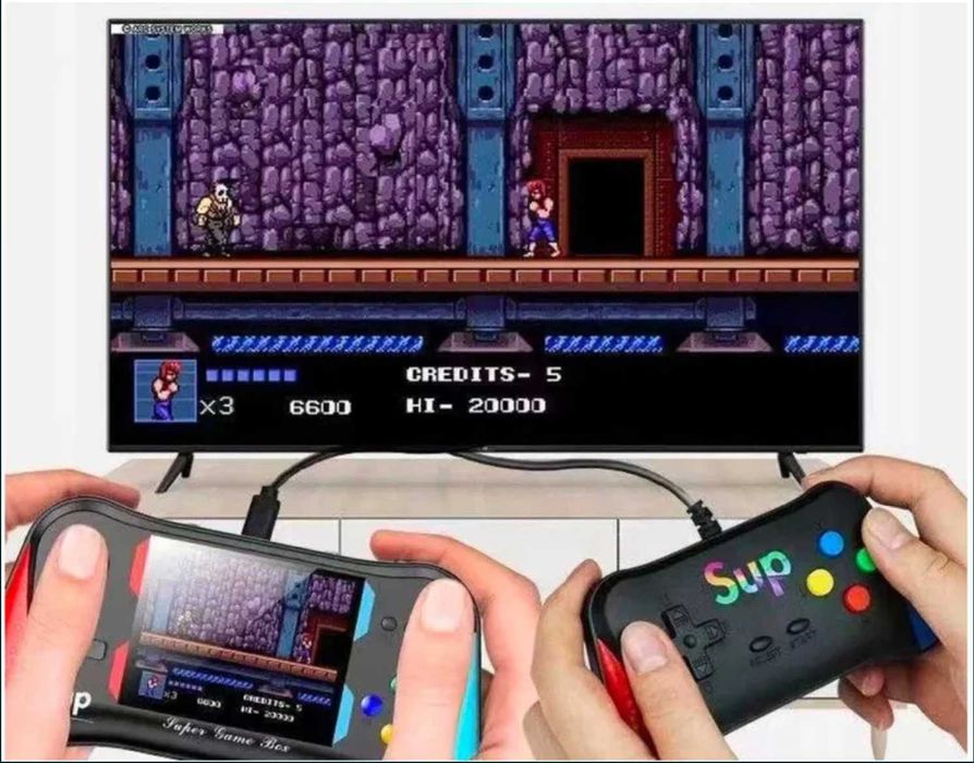 Nowa Przenośna MINI KONSOLA RETRO 500 GIER Gameboy Premium PAD