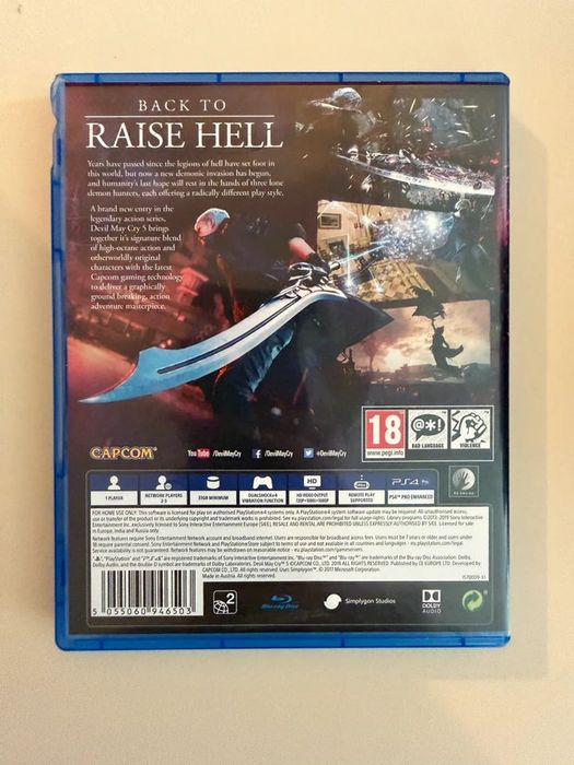 Devil May Cry 5 ps4 ps5