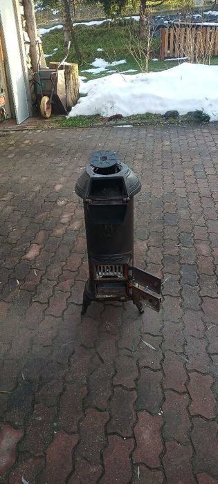 Koza szamotowa stara dekoracyjna