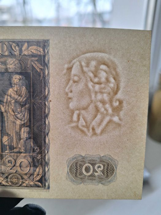 Banknot 20 złotych z 1936 roku