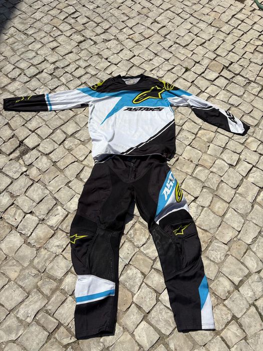 Fato motocross enduro alpinestars