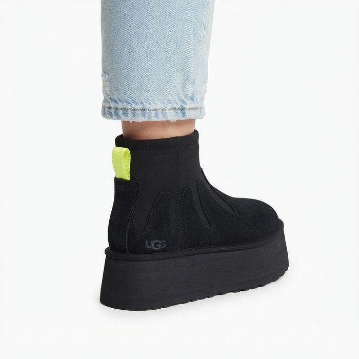 Оригінал! Жіночі угги UGG Classic Mini Dipper Sunwave BLK женские угги