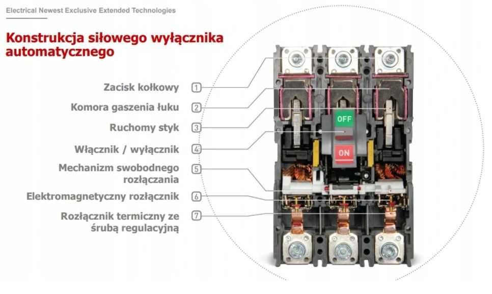 Wyłącznik mocy kompaktowy roz.400S 320A DPX