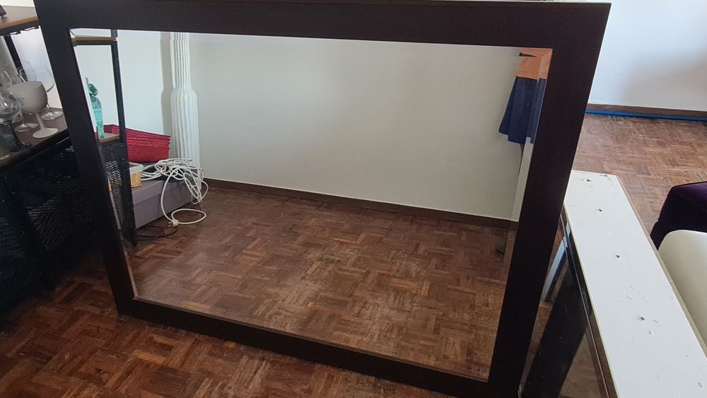Espelho/mesa de sala 4 cadeiras/móvel de arrumacao