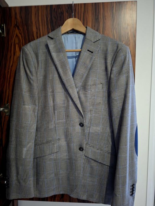 Blazer Xadrez Azul El Ganso