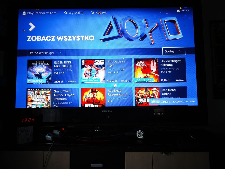 Telewizor Samsung duży-rezerwacja do 10.01.2026