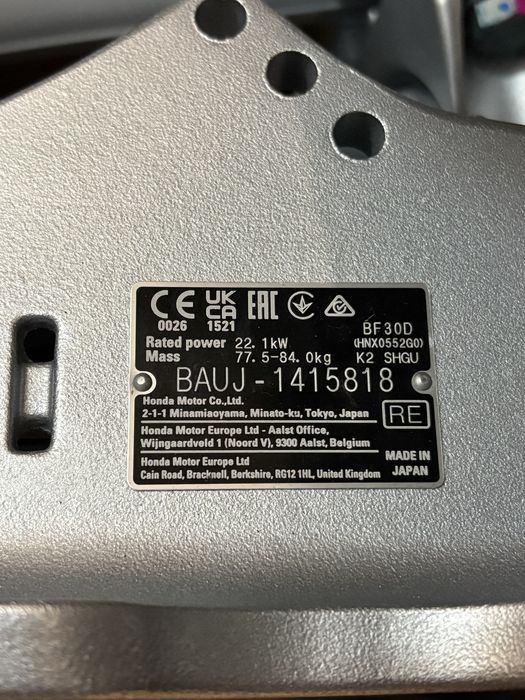 Silnik zaburtowy honda BF 30 D