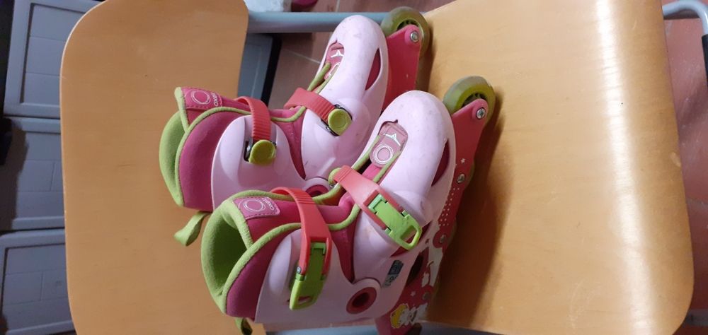 Patins e todos os acessórios