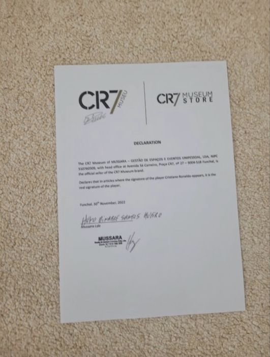 Cristiano Ronaldo - Camisola Assinada - Al Nassr