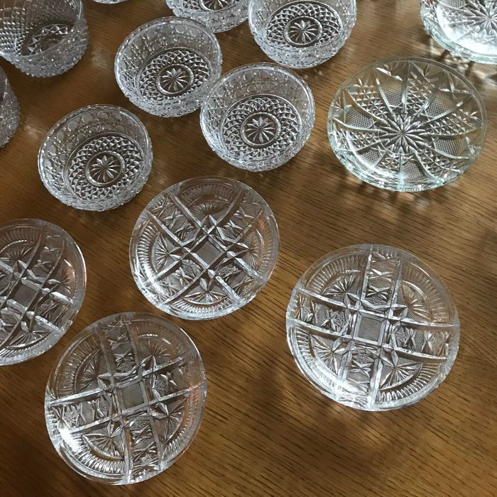 Zestaw kryształów Kryształy z PRL