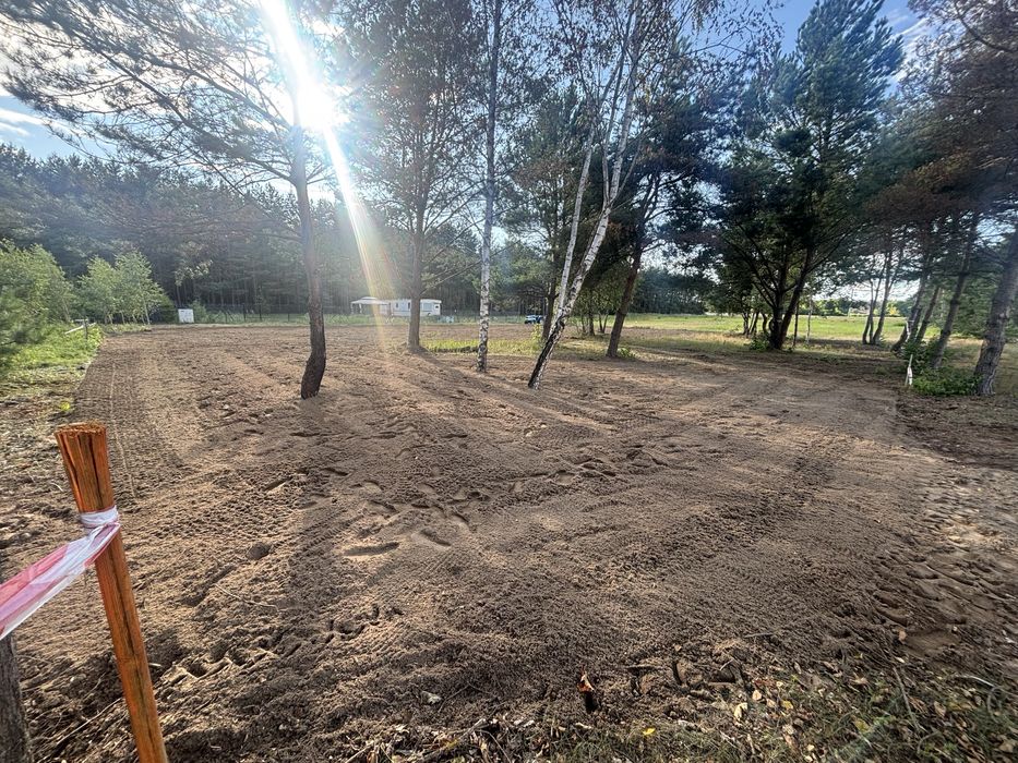 Działka z WZ 1240 m2 + Światłowód / OMIĘCINY (Joniec) / 2 km PKP /Wkra