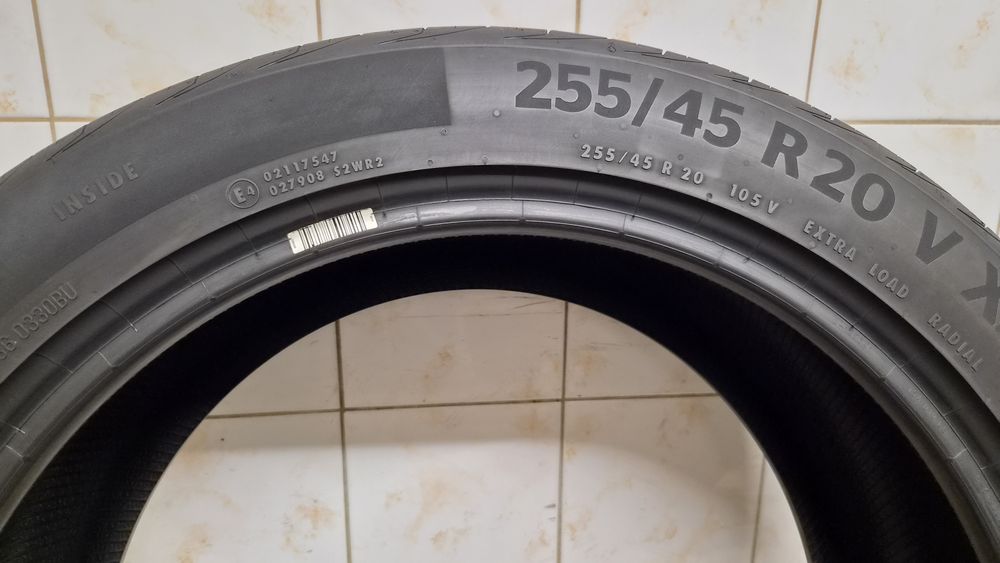 4 opony letnie 255/45 R20 105V XL Continental PremiumContact 6