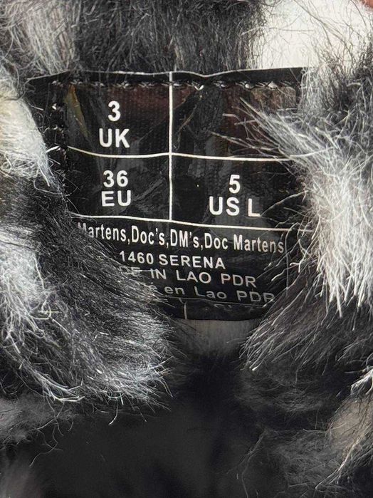 Dr. Martens z futerkiem, czarne, r. 36, NOWE