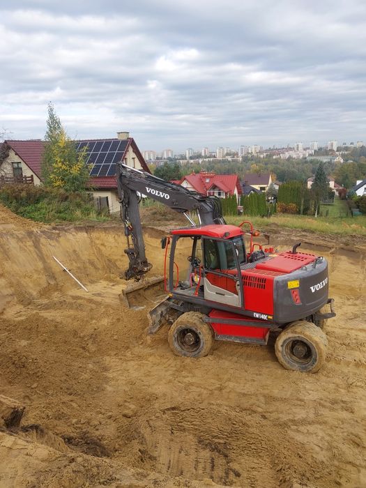 Usługi koparką,minikoparka,woźidłem wywrotką