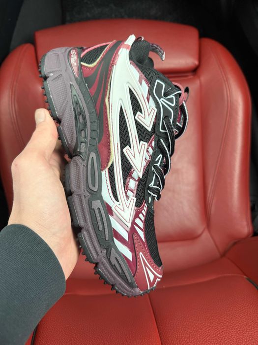 (БЕЗ ПЕРЕДОПЛАТИ) Off-White Be Right Back Black Red оф вайт чорні