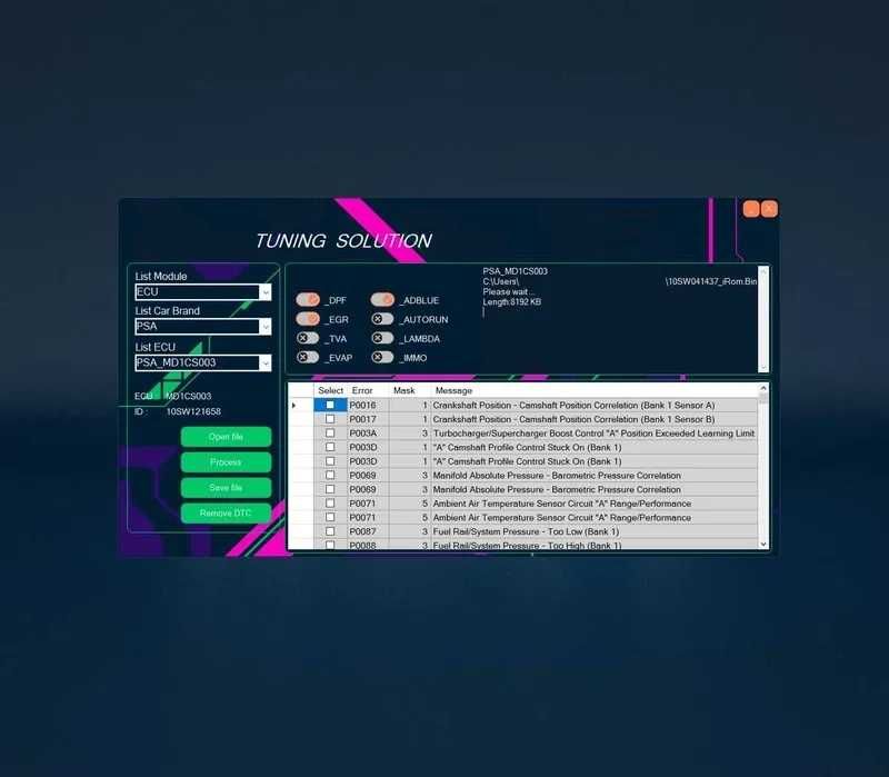 TUNING SOLUTION 2026 OFFLINE xdecoder swiftec winols ecm titanium davinci deluxe ekologia adblue scr egr