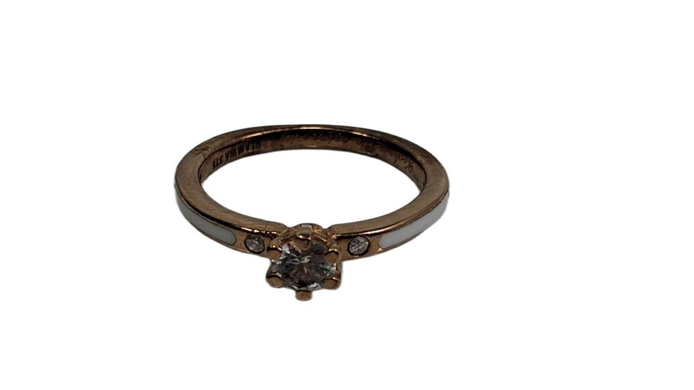 Złoty pierścionek BRYLANTY LEUKOSZAFIR 0,35 CT 500 R 5 1,81 G