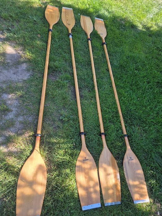 Wiosło Drewniane Kajakowe Szmagliński z okuciem proste 240cm