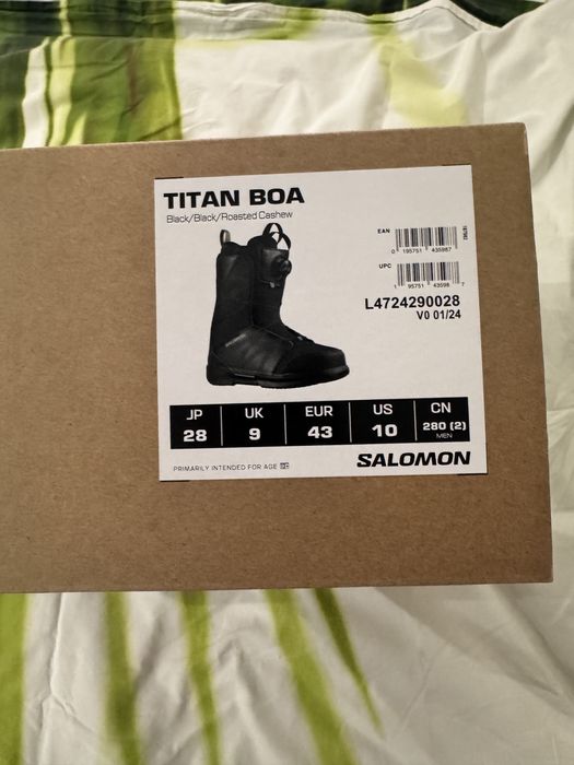Buty snowboardowe Salomon Titan BOA r 43.