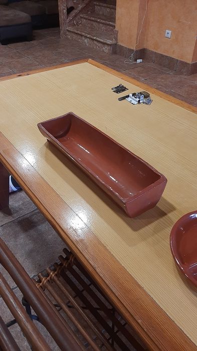 Telha para levar a comida à mesa