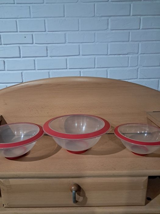 Komplet misek plastikowych