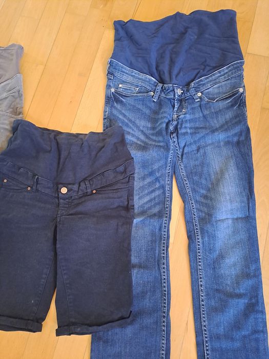 3 pary spodni ciążowych H&M, C&A, rozm. 34 i 36