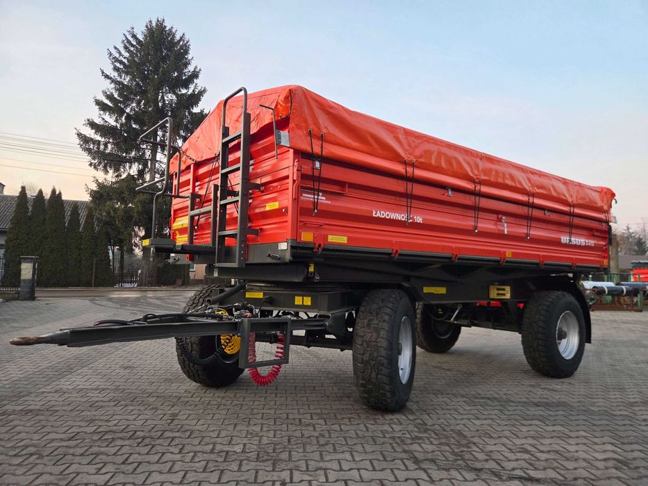 Przyczepa URSUS D-610 10T 2| Plandeka + stelaż | 12,3 m² | 12 europale