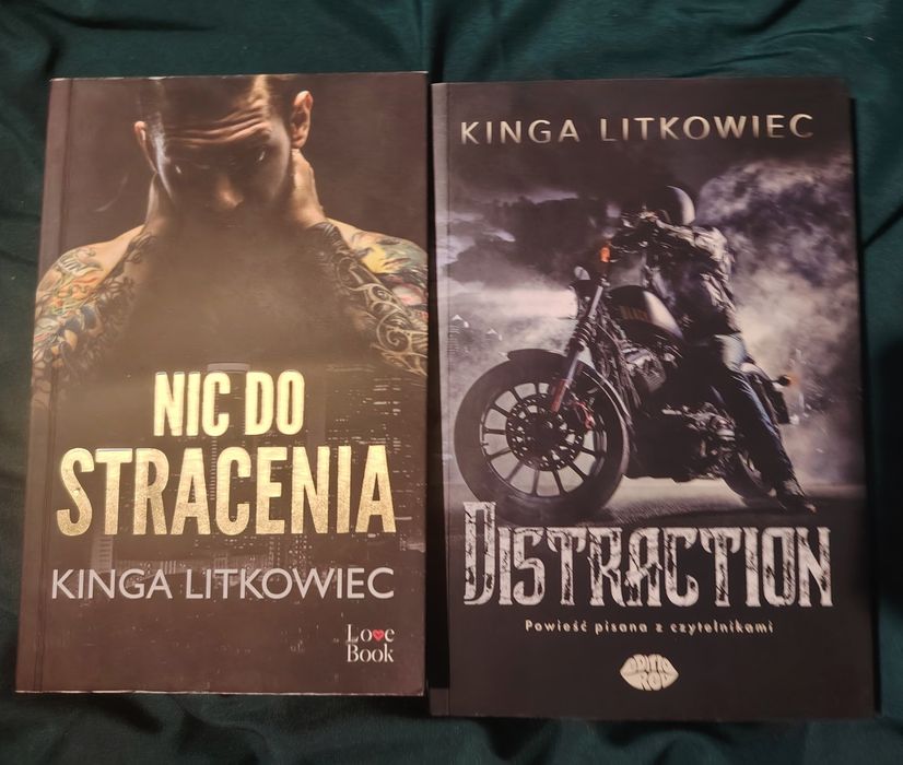 Komplet: 1.Nic do stracenia 2.Distraction Kinga Litkowiec