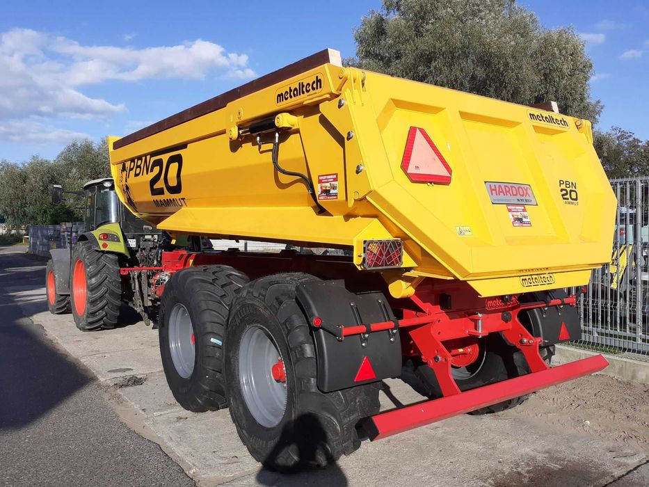 Wynajem Metaltech PBN20/20R przyczepa budowlana rolnicza tandem mamut