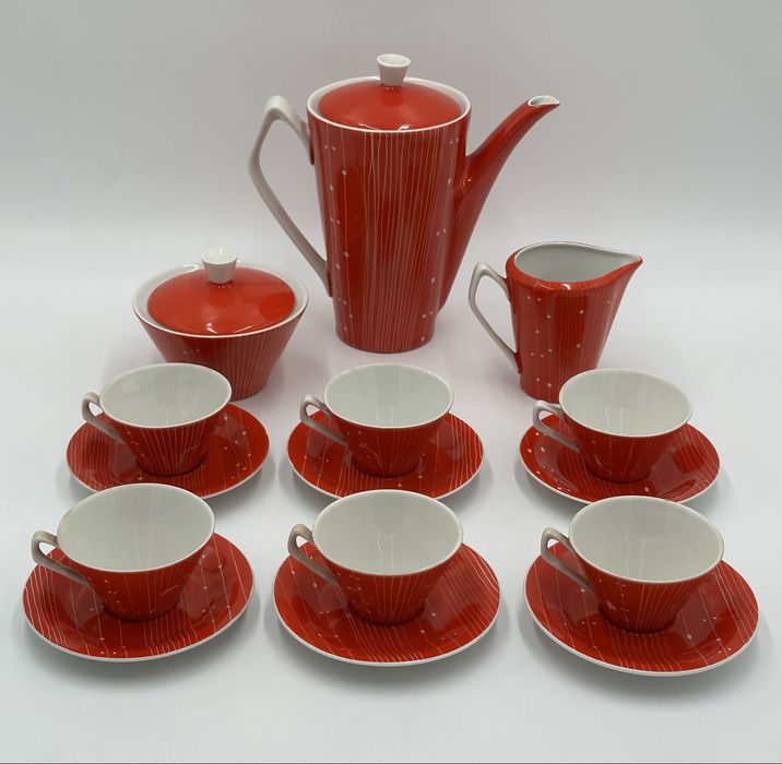 Serwis kawowy. Elżbieta. Chodzież. New look. Pikasiak