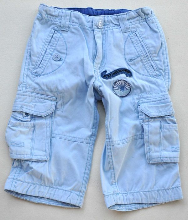 183 KAPPAHL Krótkie spodenki błękitne jak NOWE r 110 cm