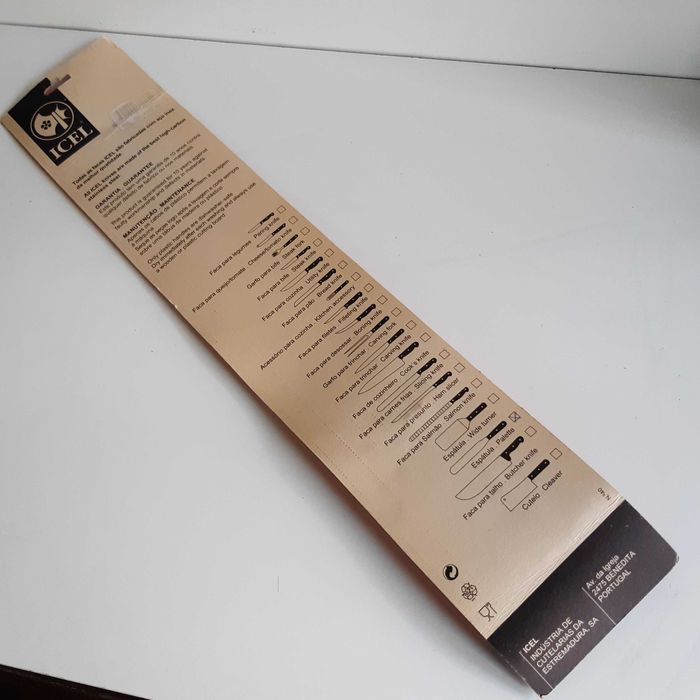 Espátula Lisa de Pasteleiro Pro Nova Embalada ICEL 43cm Aço Inox
