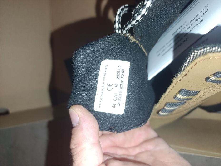 Buty robocze PPO Model 62N S1