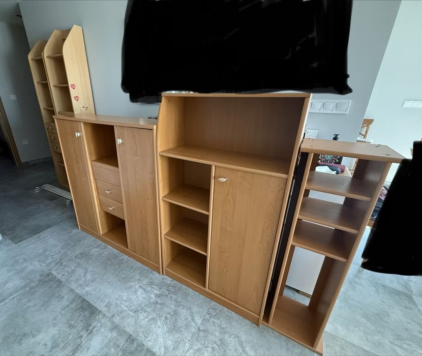 Meble oddam jak na zdjęciach + 2x słupek + ogranicznik na łóżko