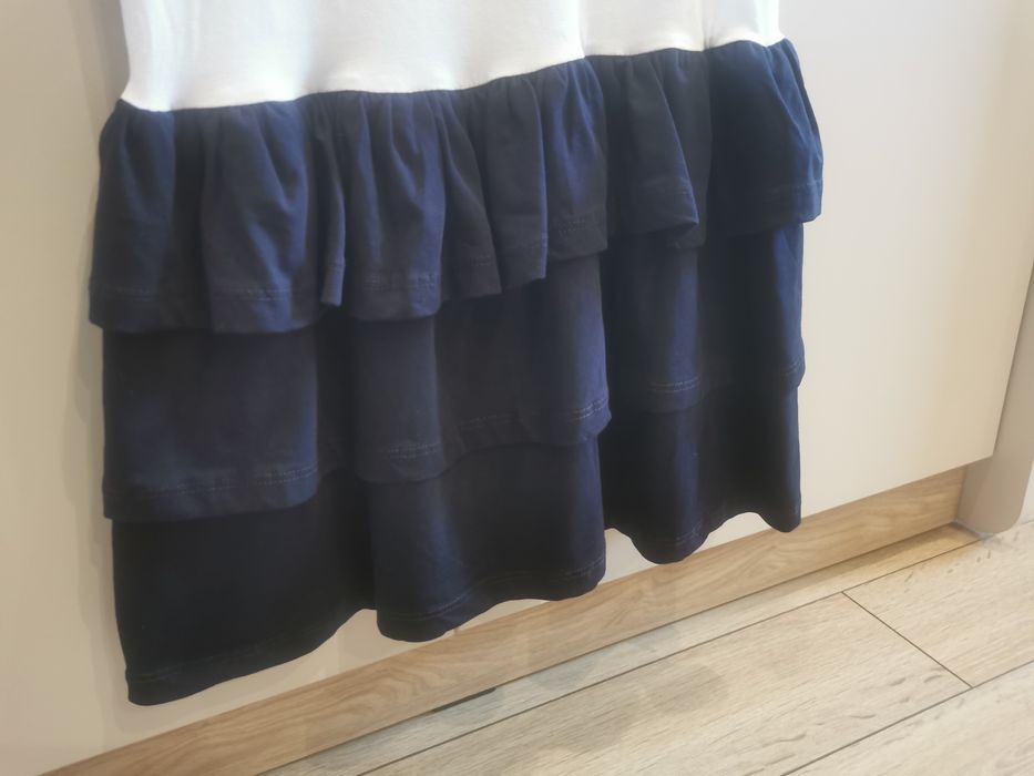 sukienka dziewczęca 152 szkoła granat